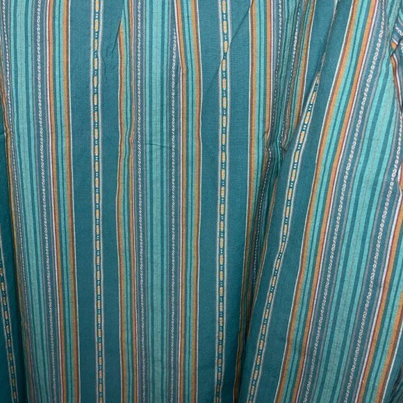 F*cking Awesome Mens Shirt Green Size 2X Striped Button Down Long Sleeve New - Picture 11 of 14